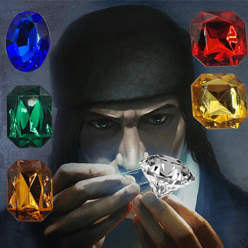 

Enhance Your Splendor Board Game with our 40-Piece Set of Acrylic Jewels - Perfect for Gamers on-the-Go