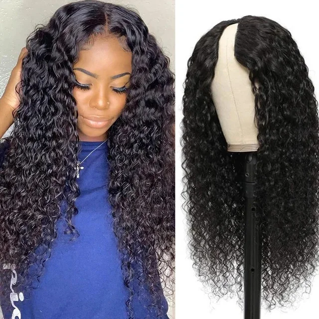 Cheap-U-Part-Human-Hair-Wigs-Jerry-Curly-Brazilian-Hair-Wigs-Natural-Black-Deep-Wave-Glueless
