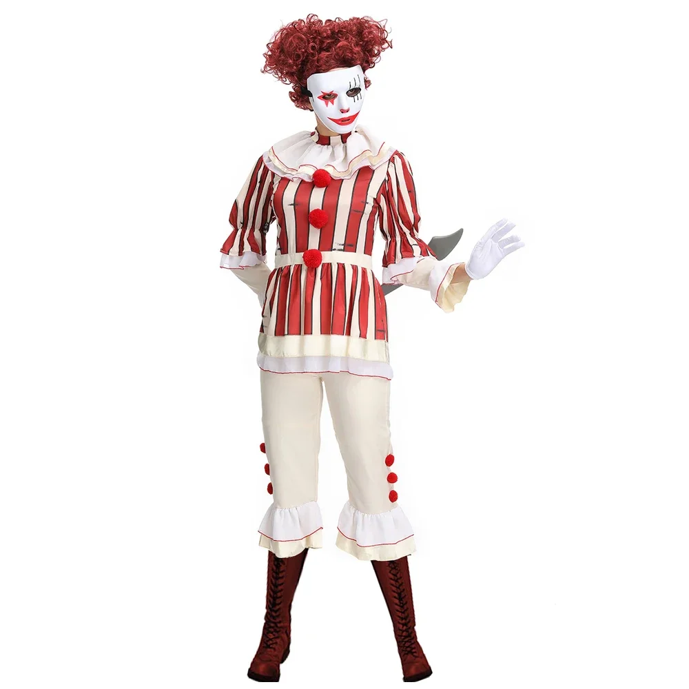 

Halloween Purim Carnival Anime Cosplay Adult Woman Circus Clown Costume Women Cosplay Costumes Clothing Fancy Dress