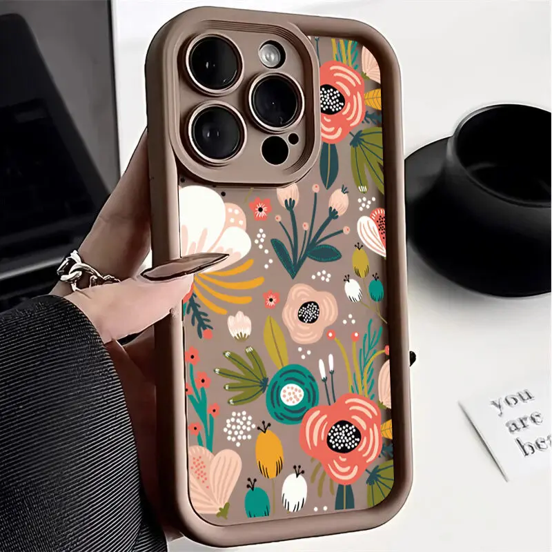 Vibrant Floral Design Phone Case Cover