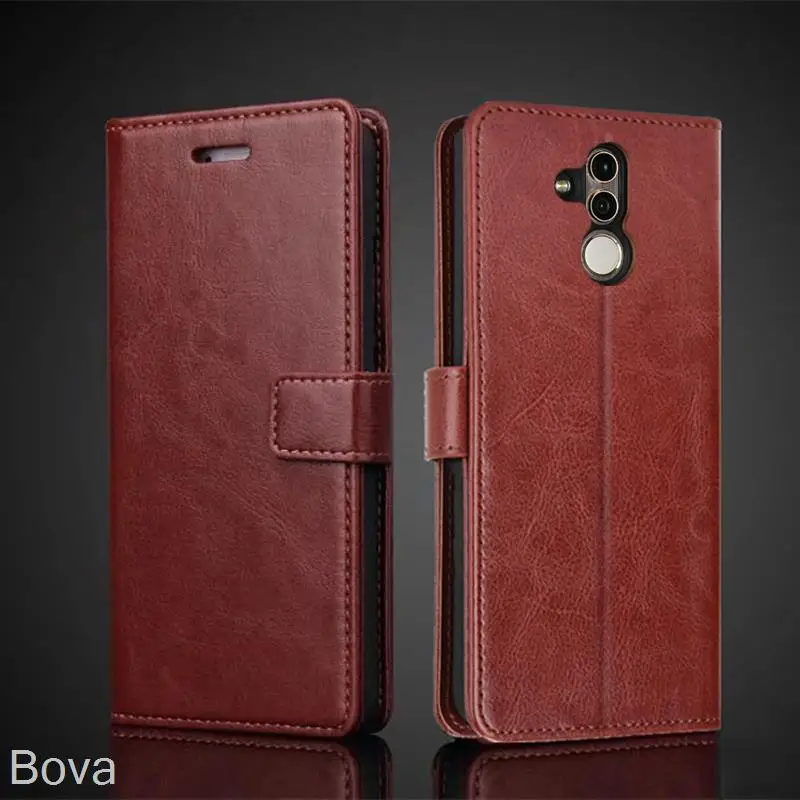 Card Holder Leather Case Flip Cover Retro Wallet Phone Bag for Huawei Mate 20 Lite
