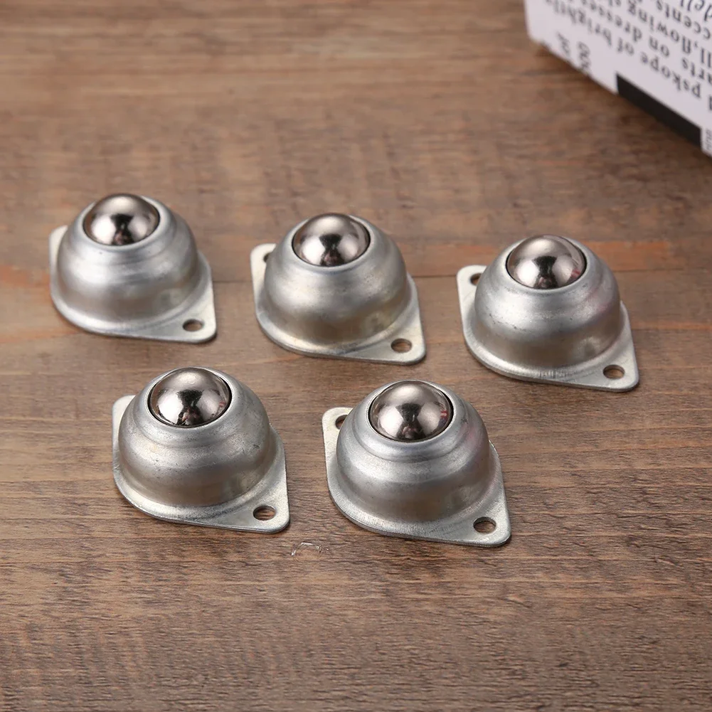 

10/5pcs Swivel Universal Ball Caster Wheel Round Eye Robot Machinery Trolley Hardware Ball Rotating Sliding Labor Saving Tools