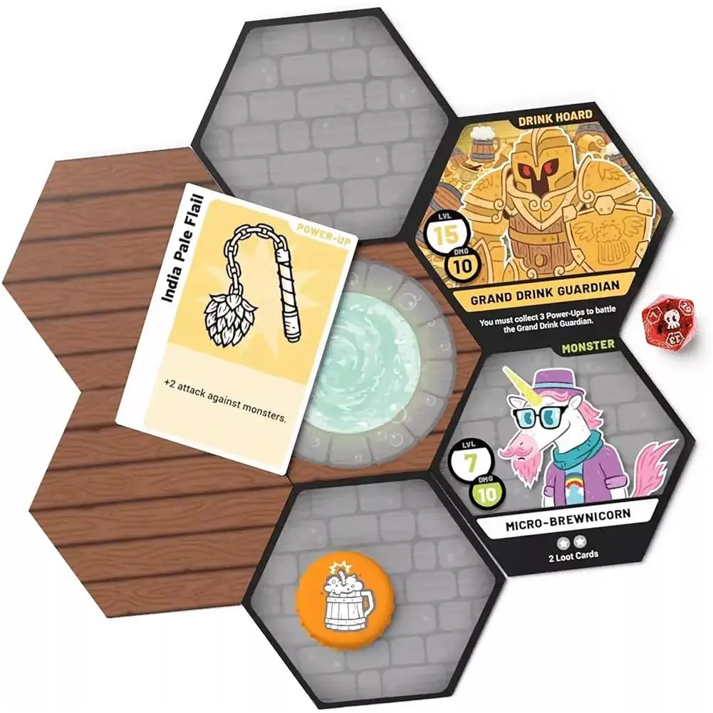 Fun Bar Gathering Board Game Dungeon Exploration Drinking Game Adult Party Drinking Travel Set building blocks set