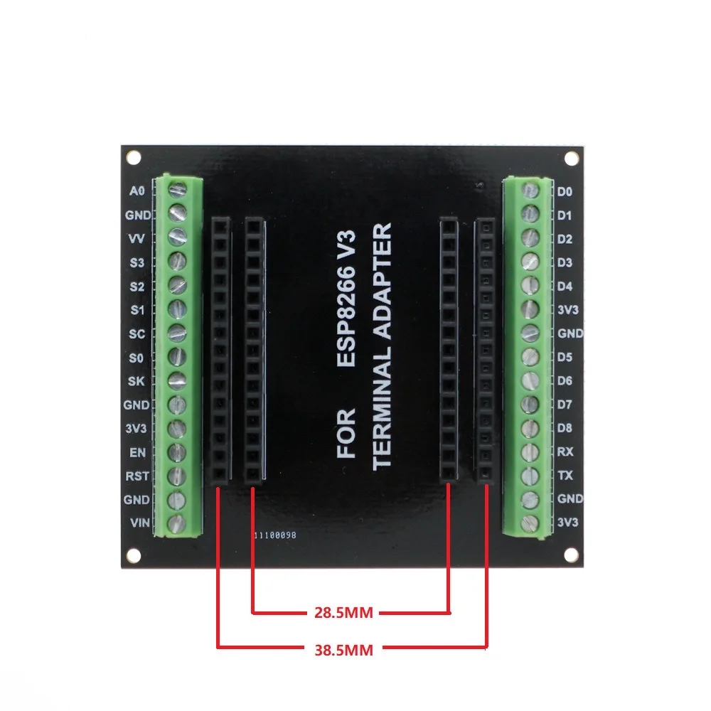ESP8266 개발 보드 NodeMcu Lua WIFI V3 CH340 GPIO 1-2 개발 모듈 이중 레이어 ESP-12E 개발 보드