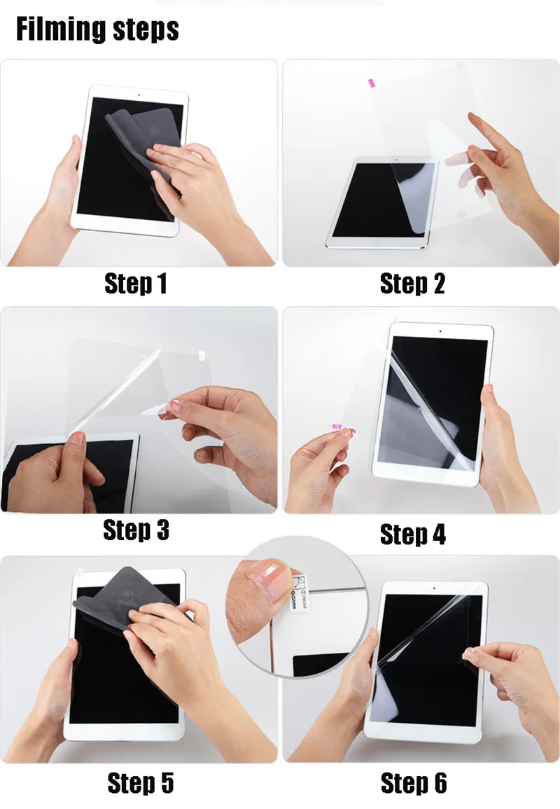 Soft TUP PET Film for IPad Air 4 5 10.9 10th gen Pro 11 2022 Tablet Screen Protector Film for iPad 10.2 9th 8th 7th Mini 6 5 4 3 6