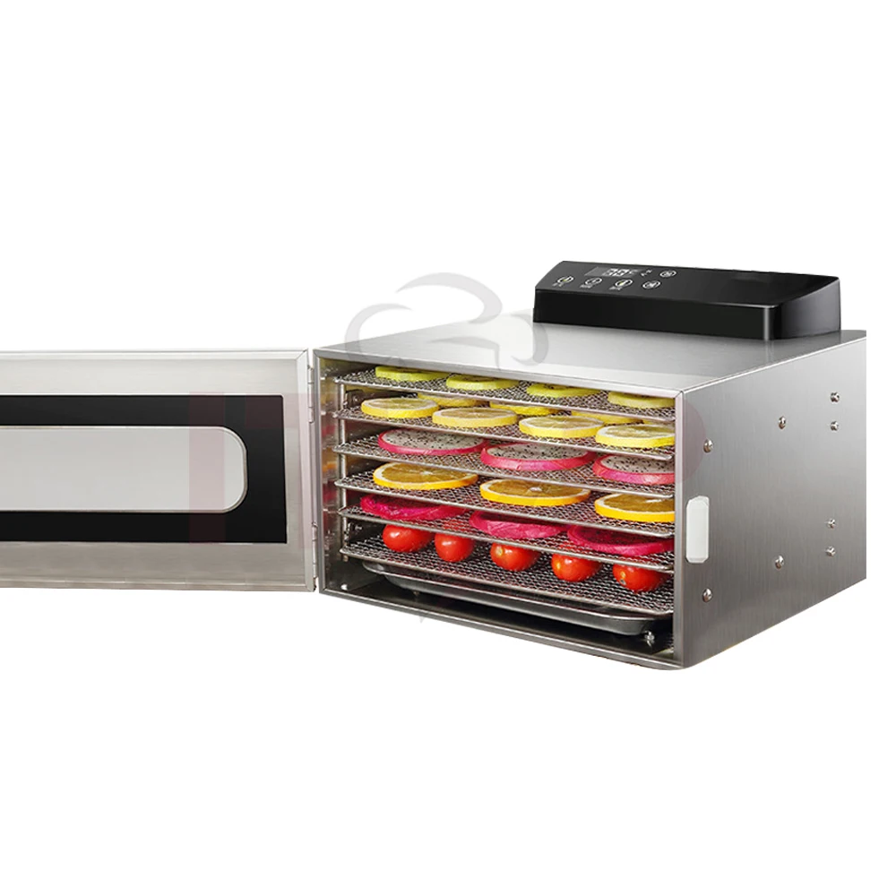 Automatic Food Dehydrator 400W Deshidratador De Alimentos 17L Food Dryer Factory Direct 6 - 80 Trays Fruit Drying Machine