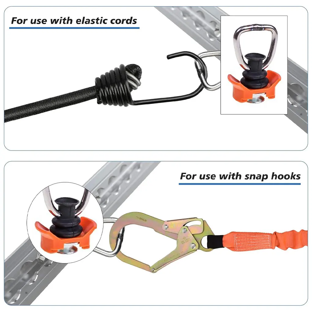 10pieces Safety With Airline Fitting Lashing Eyelet Accessories Fitting For Airline Rail With Ring