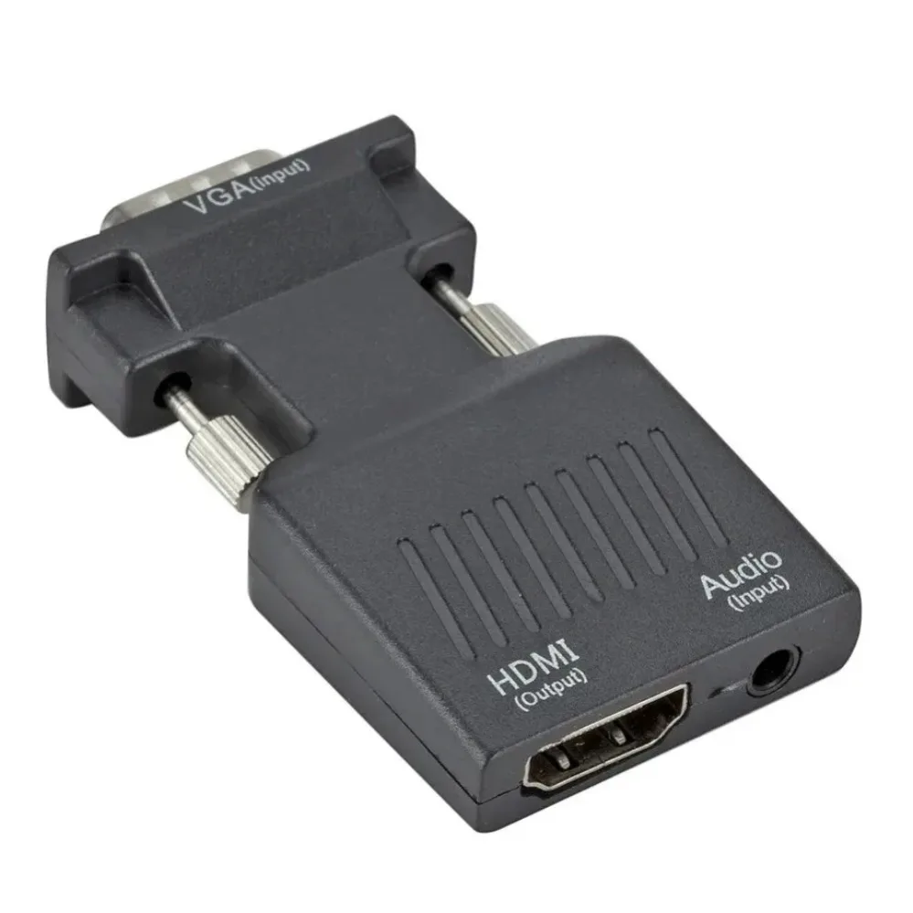 HDMI to VGA Adapter Cable VGA to HDMI Converter VGA to AV Converter PzzPss VGA to HDMI-compatible Audio Video Converter 1080P HDMI-compatible To VGA Adapter Cable For PC Laptop to HDTV Projector