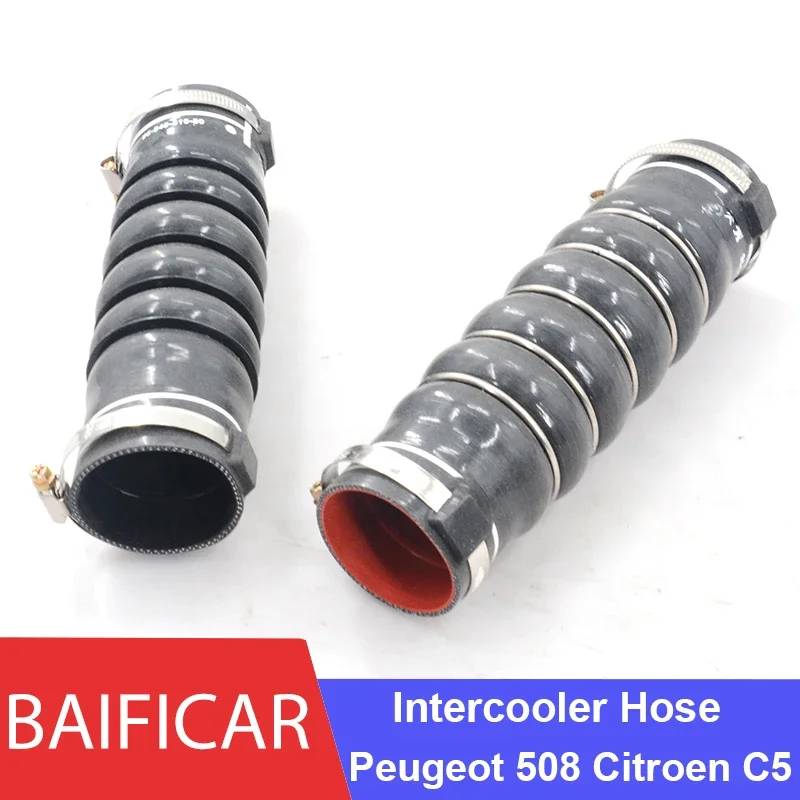 Baificar Turbo Air Piping Distrib Chamber Side Air Union Intercooler Hose 1440Q7 1440Q8 for Peugeot 508 Citroen C5 intercooler hose