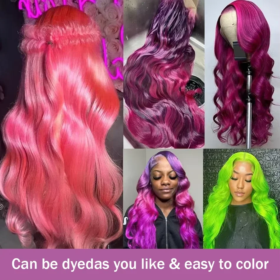 Blonde Lace Front Wig Human Hair 13x4 Body Wave Lace Front Wig 613 HD Lace Frontal Wig Abijale Remy 4x4 Closure Wig Deep Part