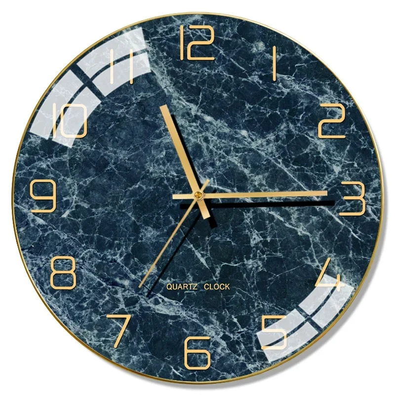 

Wall Clock Nordic Modern Glass Kitchen Creative Wall Watches Home Decor Living Room Silent Clocks Modern Creative Quartz Watch