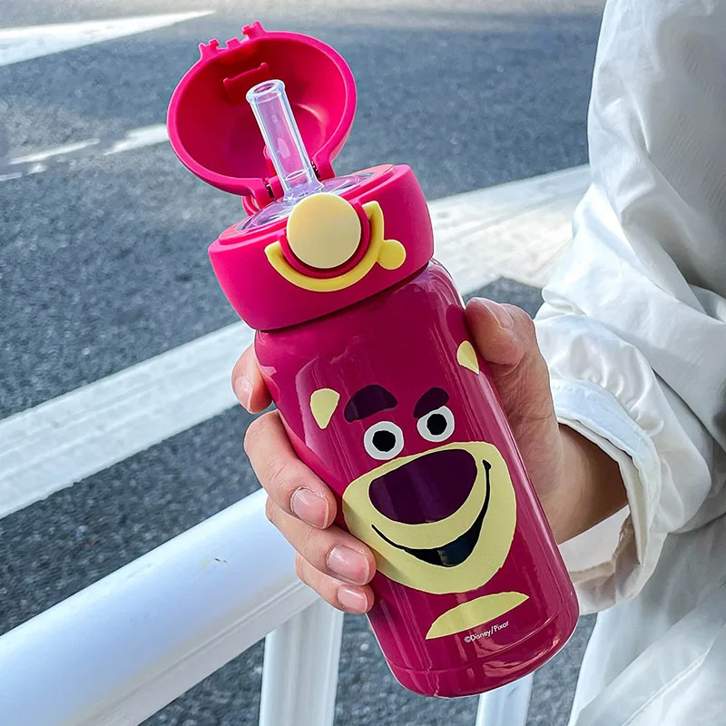 Water bottle with straw Disney Cars 500ml - Alouette