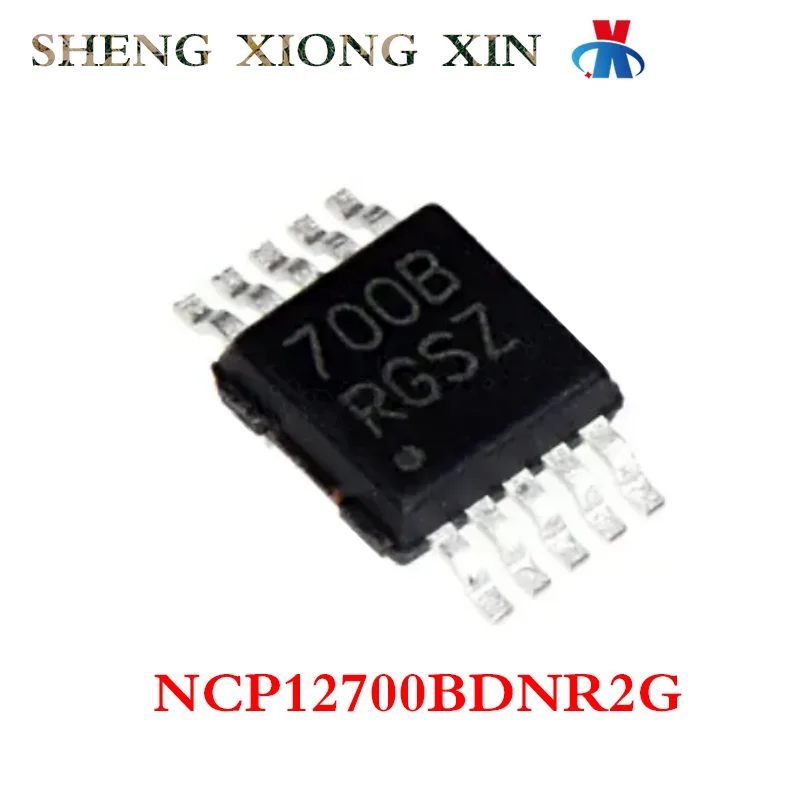 

5pcs/Lot 100% New NCP12700BDNR2G MSOP-10 On-Off Controller 700B Integrated Circuit