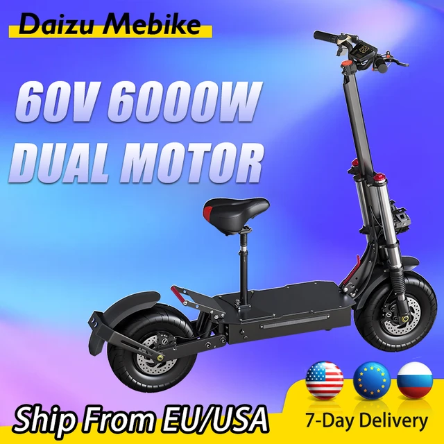 Trottinette Électrique à Moteur de 8000W pour Adulte, Grande Batterie de  60V-40Ah, Vitesse Maximale de 110 km/h, Pneus Tout-Terrain de 13 Pouces,  Nouveauté, Entrepôt dans l'UE - AliExpress