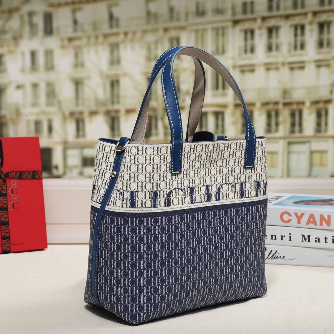 CILMI HARVILL CHHC Winter New Women's Bucket Bag Handheld Metal Lock High Quality Travel Banquet Exquisite Pattern