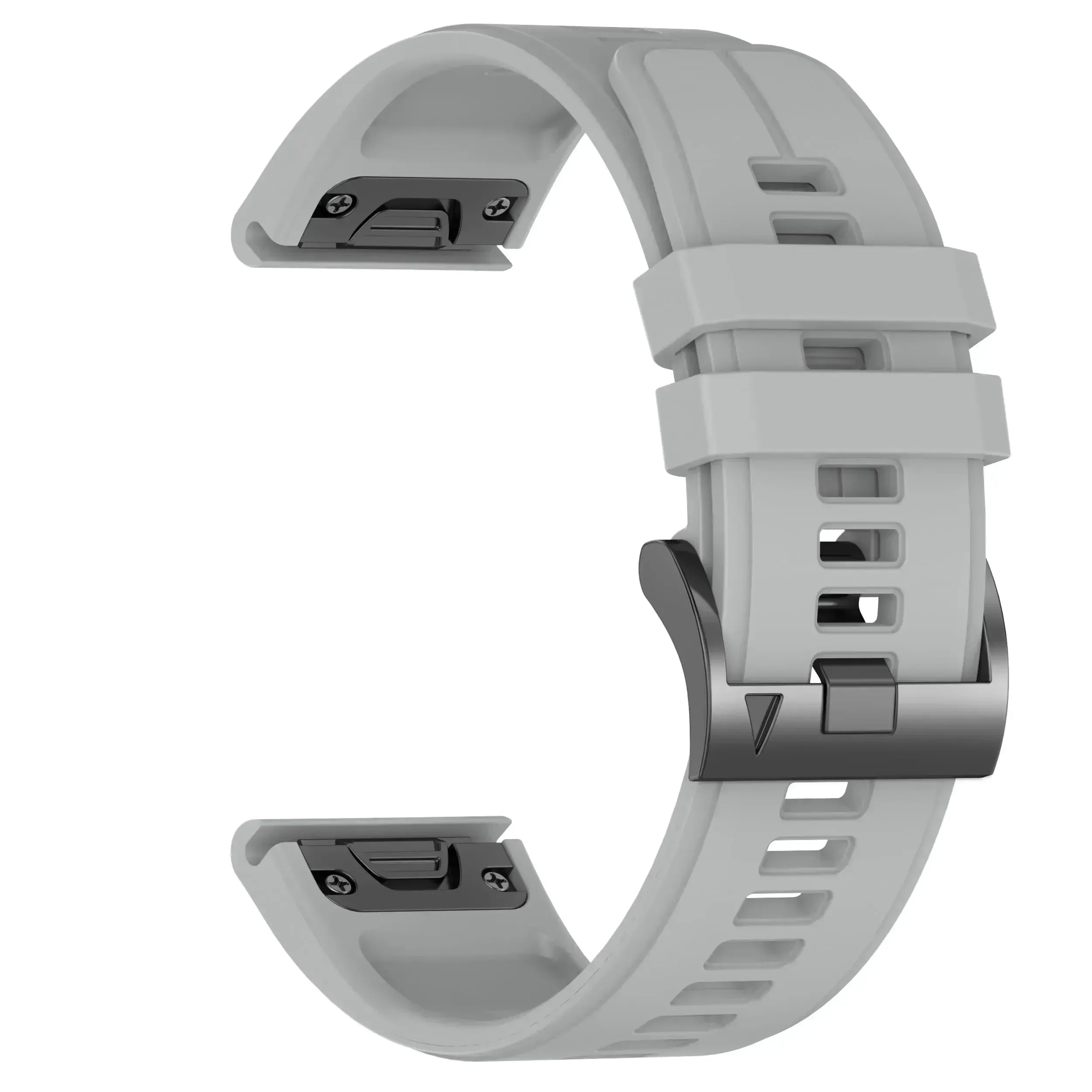 Enhanced Silicone QuickFit Strap - 26mm 22mm Adjustable Watch Band Bracelet