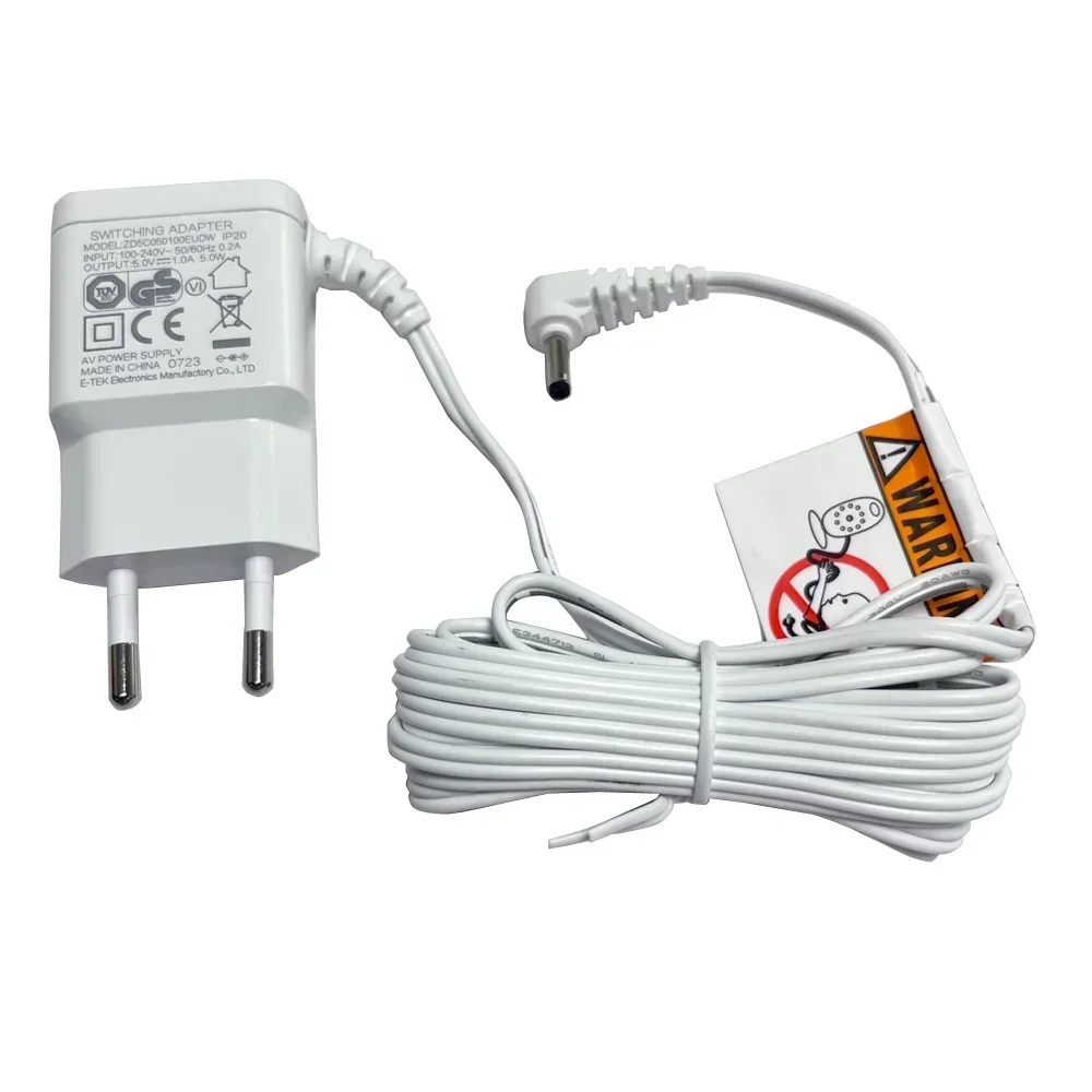 Original EU Power Adapter Charger 110-240V DC 5V 1A for Baby Monitor VB801 etc
