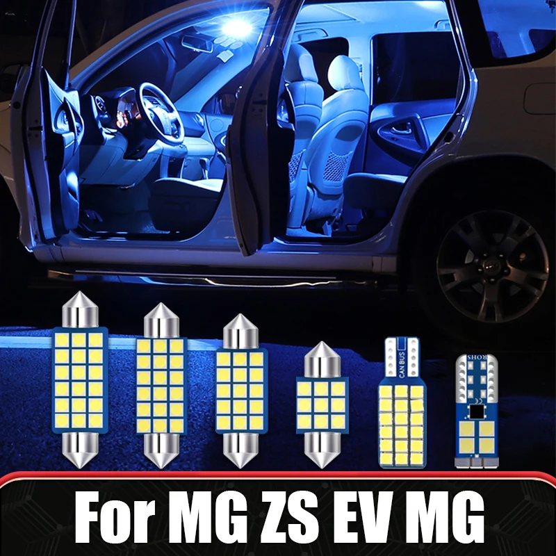 

For MG ZS EV MG 5 6 MG5 MG6 2017 2018 2019 2020 2021 2022 2023 Car LED Bulbs Interior Reading Lamps Trunk Lights Accessories