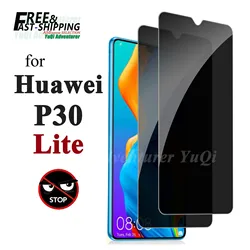 Premium Anti - Spy Screen Protector, Tempered Glass 9H Privacy Shield, Scratch - Resistant for 4 pcs (For Huawei P30 Lite)