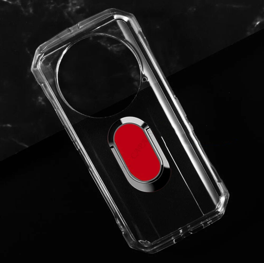 Enhanced Back Ring Holder Phone Cover - TPU Soft Silicone Case for 6.58 Devices (2023 Edition)
