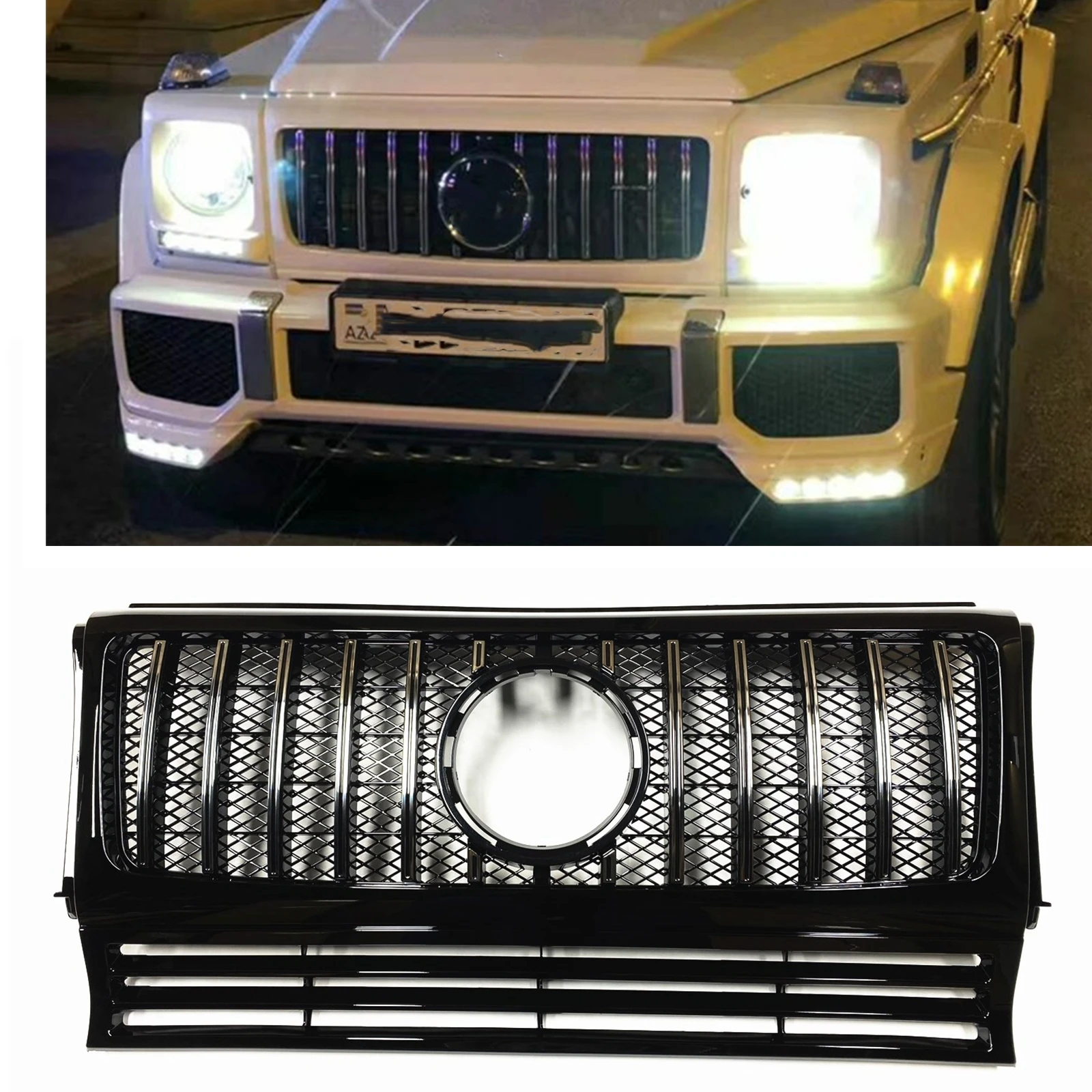 Grill-For-Mercedes-Benz-W463-G-Class-Wagon-1990-2017-G63-AMG-G550-G500 ...
