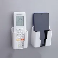 Climatiseur à distance universel blanc étagère murale boîte de rangement télécommande support support boîte de rangement organisateurs de cuisine 1