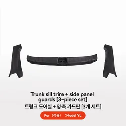 YZ Anti - Scratch Trunk Protector Guard with TPE Mat Rear Cargo Bumper Cover (Model YL)