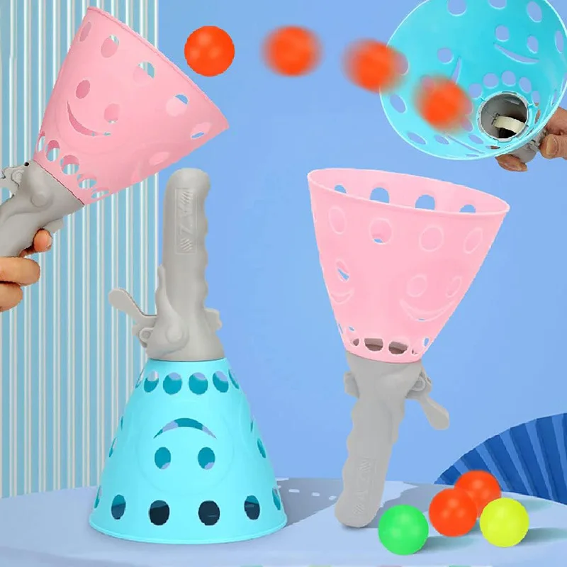 

Children's puzzle throwing catapult ball parent-child interaction class fun elastic catapult boy and girl double sports toys