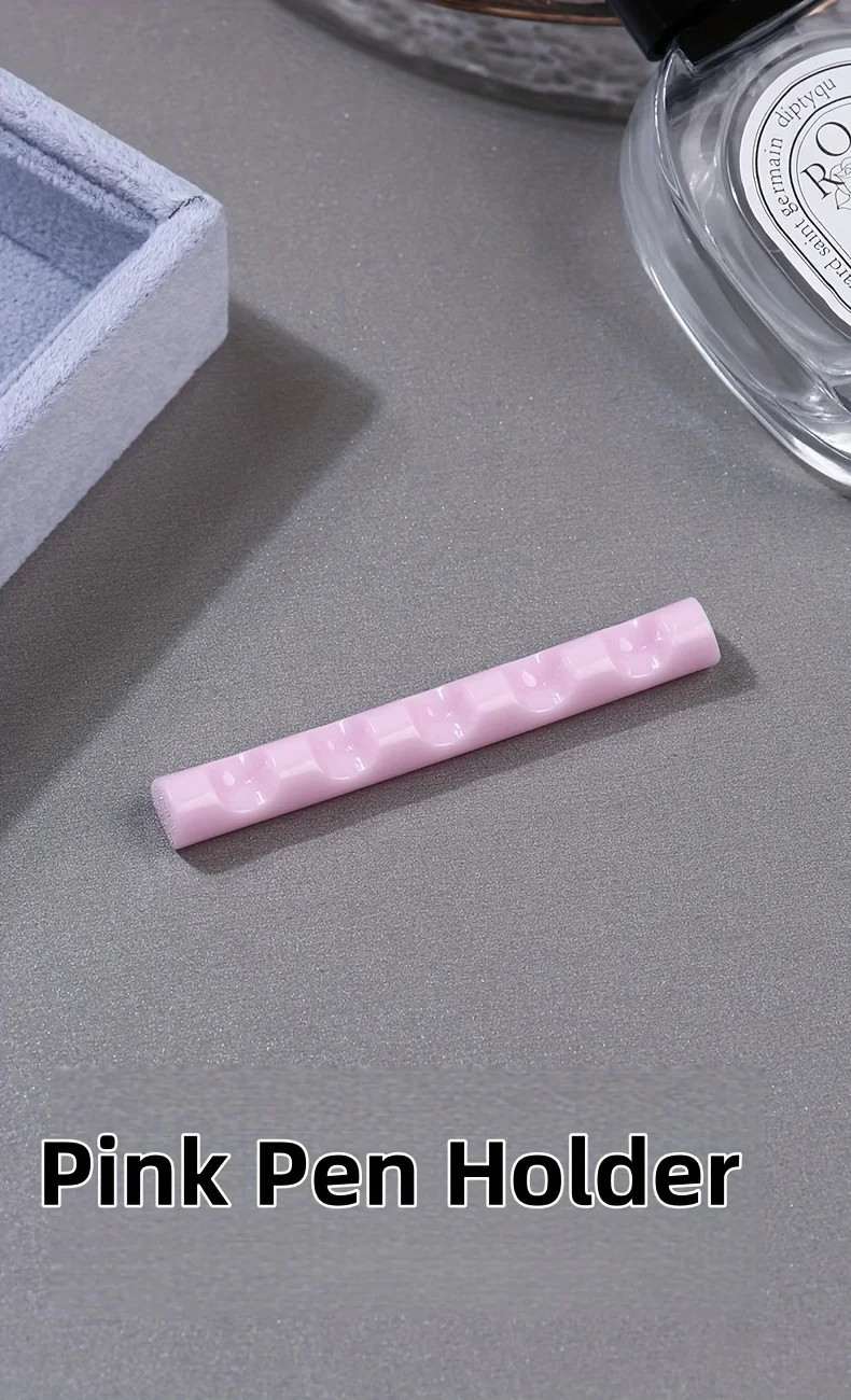 Acryl-Nagelbürstenhalter mit mehreren Fächern, 5-Schlitz-Design-Ständer für Gelstifte, ideale Präsentationslösung und Organizer für Salon und Zuhause – Detail 11