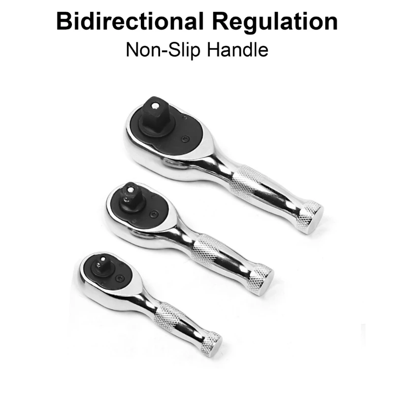 

Гаечные ключи с трещоткой 1/4 дюйма, 3/8 дюйма, дюйма, мини-быстросъемные головки, инструмент, бытовые ключи M89B