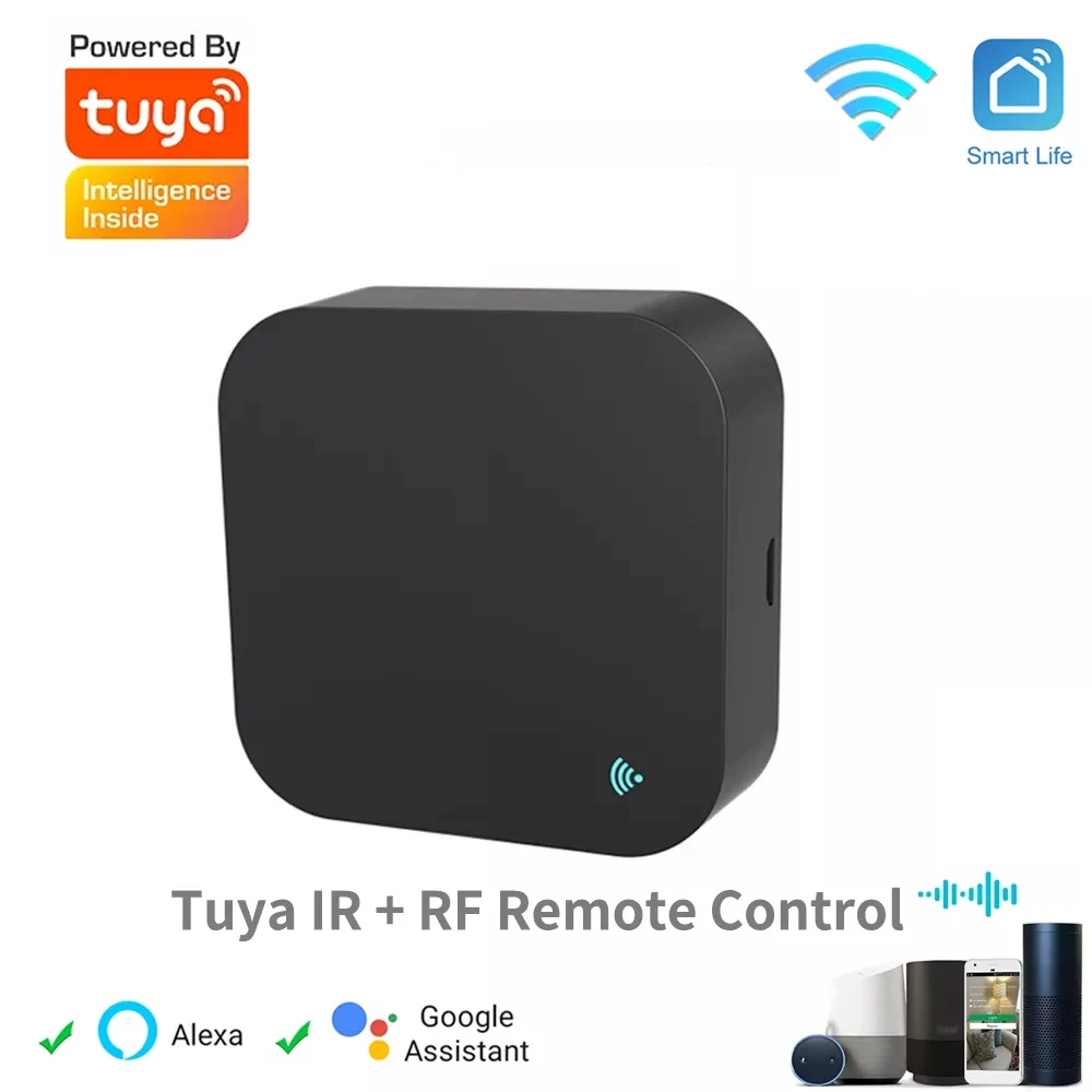 Smart Ir Remote Wifi Control Universal Infrared Tuya Per Smart Home Control Per Tv Dvd Aud Ac Funziona Con Amz Alexa Google Home