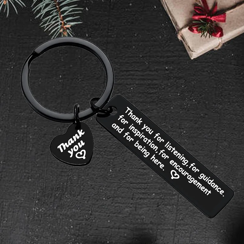 Cute Thank You Gifts Keychain Pendant Coworker colleague Appreciation