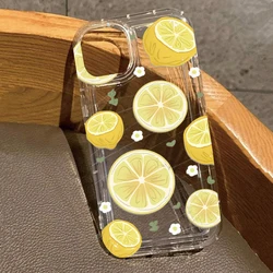 Summer Fruit Lemon Flower Clear Silicone Case - Vibrant Protective Cover - Xiaomi 11 Lite5G (1)