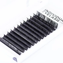 

5 Boxes/Lot 0.05/0.07mm Soft Circle Eyelashes Single Lashes Cilia Beauty Make Up 8 to 15mm 12 Lines Individual Eyelash Extension