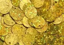 Sparkling Gold Sequin Mix for Crafting and Decoration
