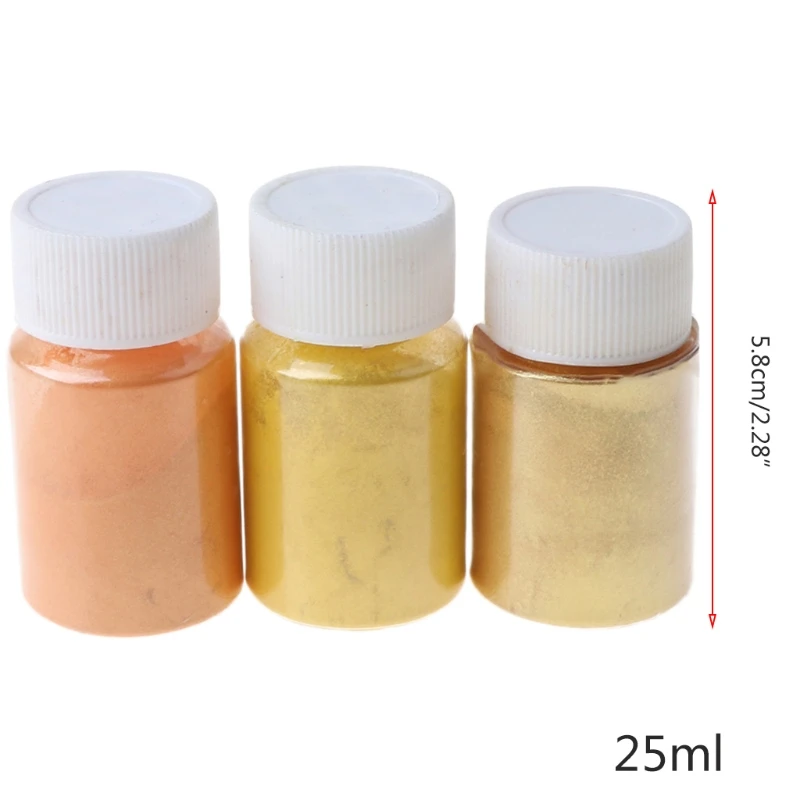 1 Set Pearlescent Mica Powder Epoxy Resin Dye Pearl Pigment DIY Jewelry Crafts Soap Making Accessory epoxy resin pigment pearlescent powder pigment