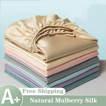 Luxury Mulberry Silk Fitted Sheet 1