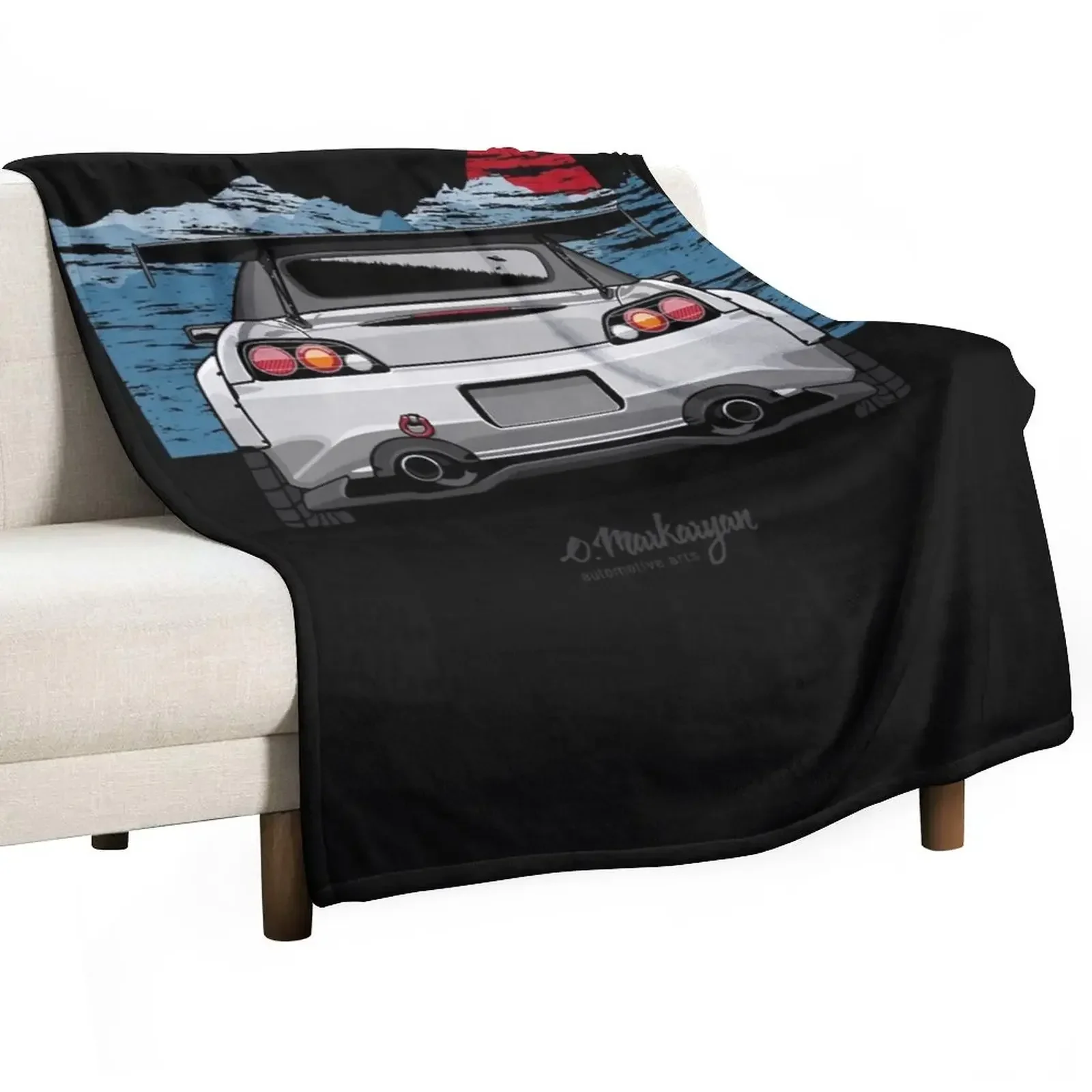 

S2000 (white) Essential T-Shirt.png Throw Blanket Winter beds Designers Beach Sofa Throw Blankets