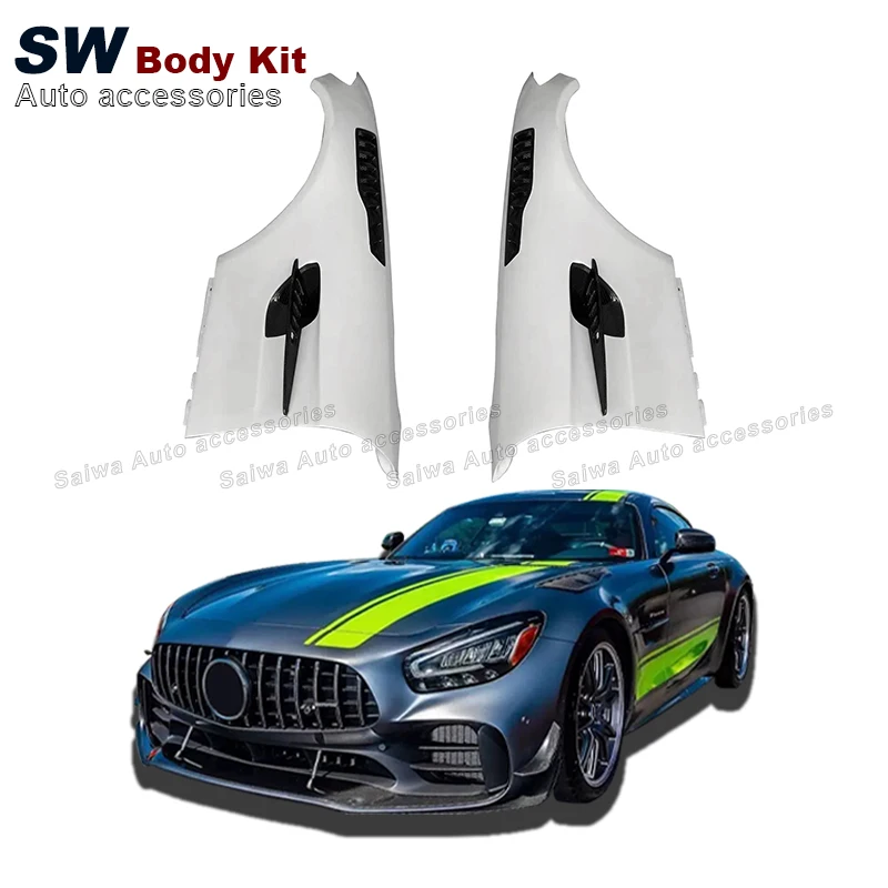 

Part Of The Carbon Fiber Pro Style Car Fender For Mercedes-Benz AMG GT GTC GTS GTR Modified With Air Intake Grille Fender