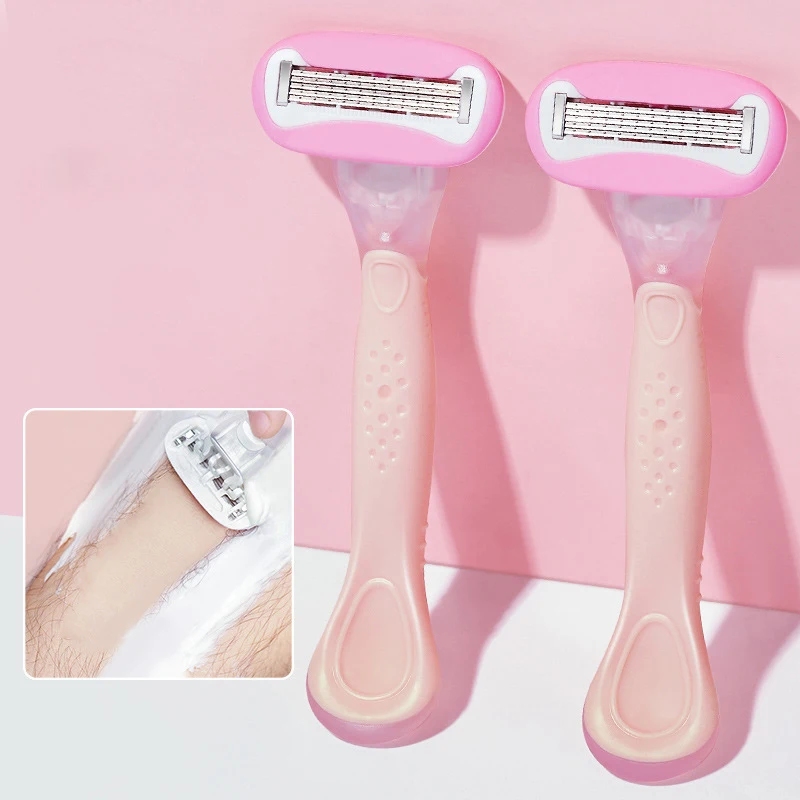 

Безчувствительная Бритва для лица, рук, ног, машинка для стрижки волос, бритва, лезвия, Парикмахерская Машинка для удаления волос на теле для девушек