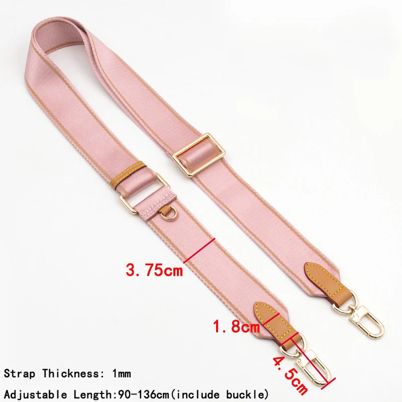 Luxury Adjustable Canvas Shoulder Bag Straps Crossbody Coin Purse