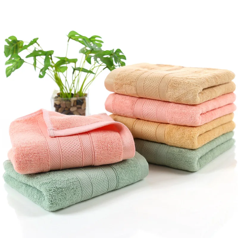 Clearance Sale! Soft Pure Cotton Towels & Bathroom Towels Set Gift Bath Towels, Size: 34x75cm, Brown