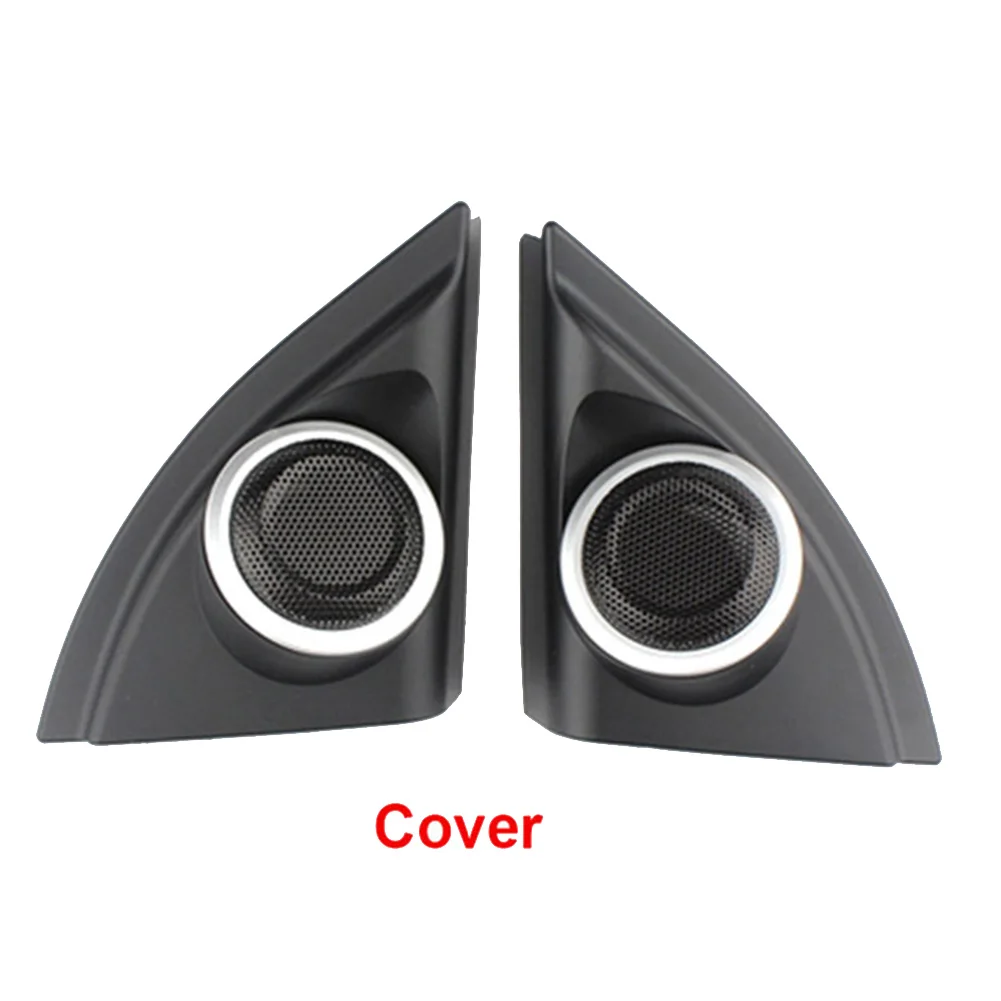 Car Door Panel Audio Horn Cover Tweeter Triple-Cornered Speaker Loudspeaker Cover Trim for Toyota Vios Yaris