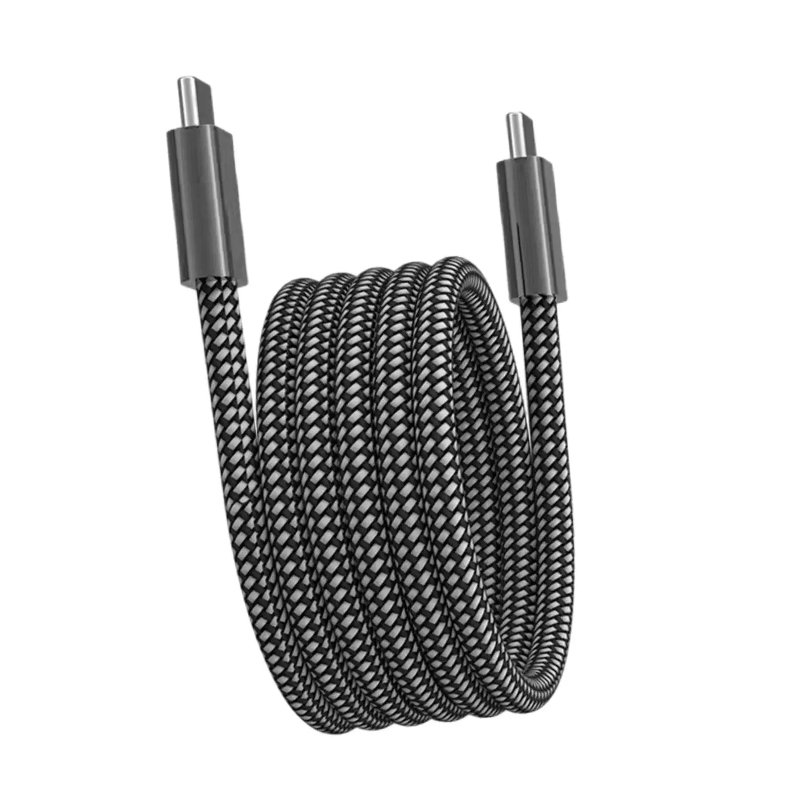 Magnetic Charger Cable Magnetic Absorption Tangle Free 60W Fast Charging Data Transfer Magnetic USB C to USB C Cable for Tablets