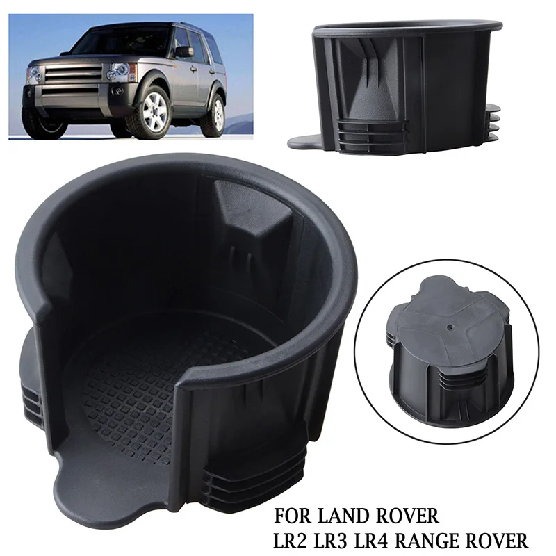 

Car Front Center Console Cup Holder Insert Car Inner Drink Holder FIT For Land Rover LR3 LR4 Range Rover Sport LR087454 LR021330