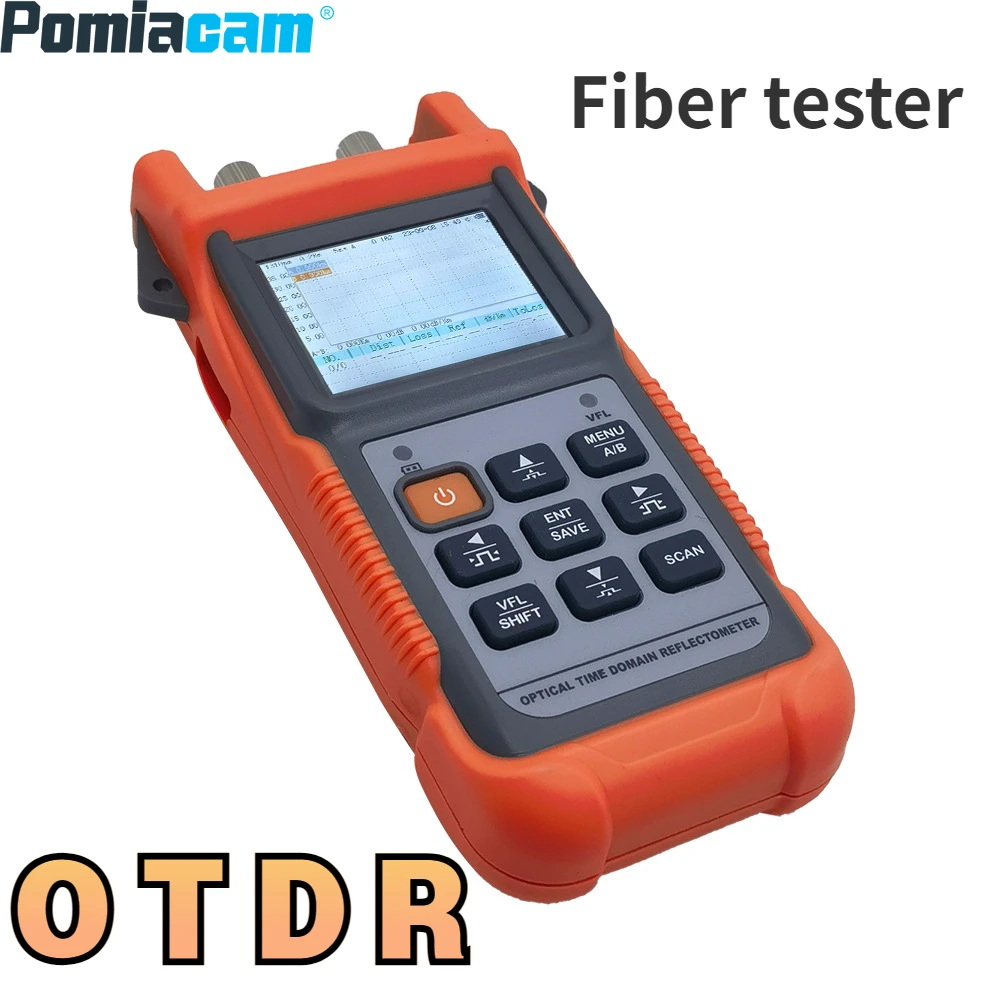 OTDR Fiber Optic Tester, Breakpoint Obstacle Finder, Optical Cable Detection, Optical Time Domain Reflectometer, TM190Pro ice fishing camera 4 3inch lcd monitor 15 30m cable optional high resolution 1000tvl 8pcs led real time display fish finder wf06