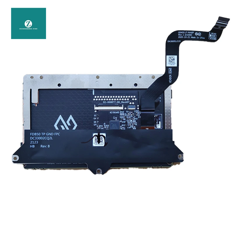 

Genuine FOR DELL Latitude 9520 2-in-1 LED POWER BUTTON USB AUDIO TOUCHPAD BOARD W CABLE 04RJ1Y LS-K441P 0N5GMF LS-H983P