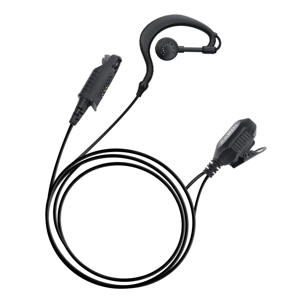 Walkie Talkie Earpiece Headset  PTT Mic Headphone For  UV-98 PLUS UV-99 R-6000 R