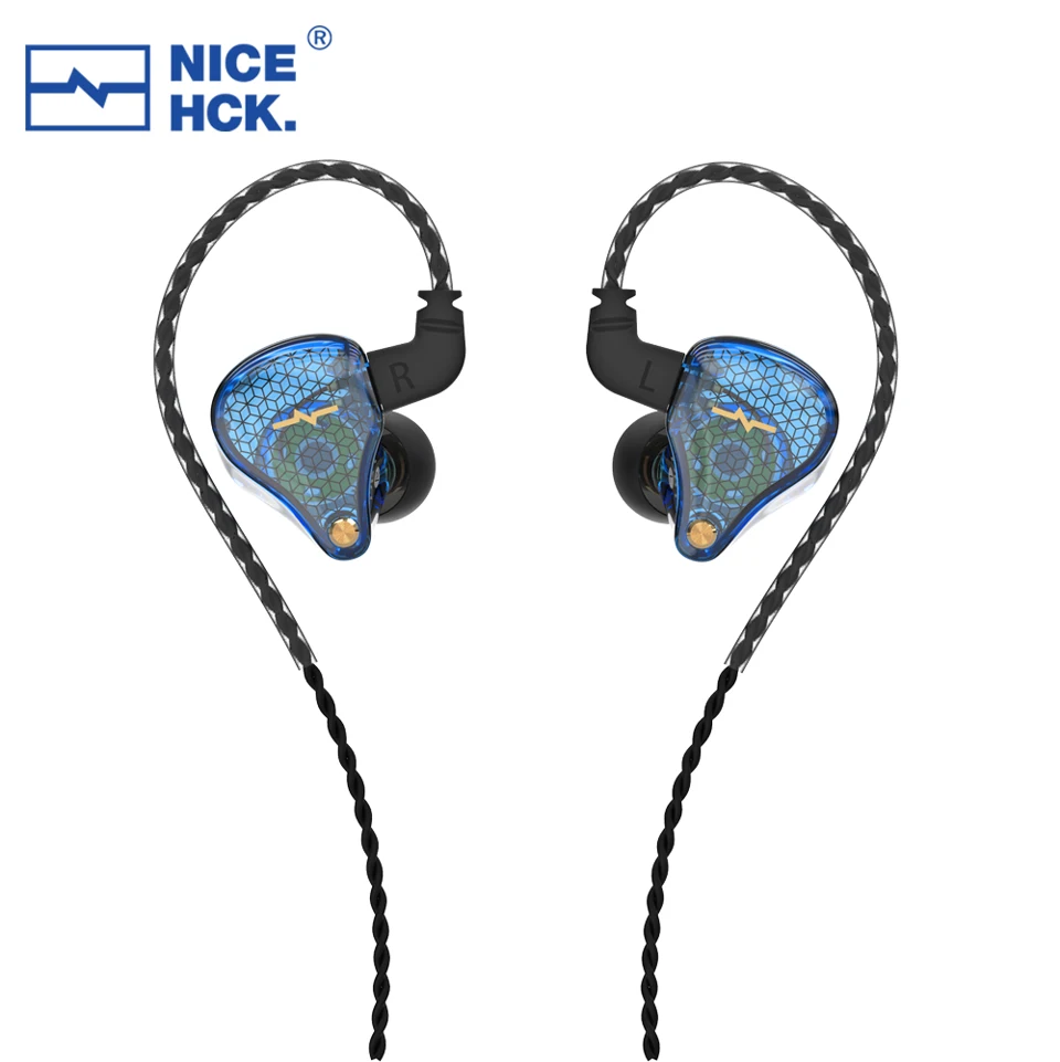2021 NiceHCK DB1 HIFI In Ear Earphone 10mm Dynamic Music DJ Running Sport IEM Earbud Studio Earplug 0.78mm 2Pin Detachable