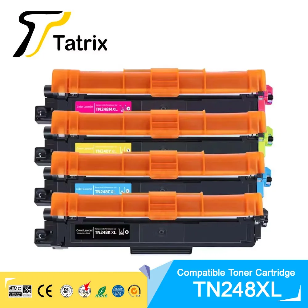 Tatrix TN248XL TN248 Color Toner Cartridge Compatible Brother for L3215CW L3220CW L3220CWE L3240CDW L8230CDW Laser Printer